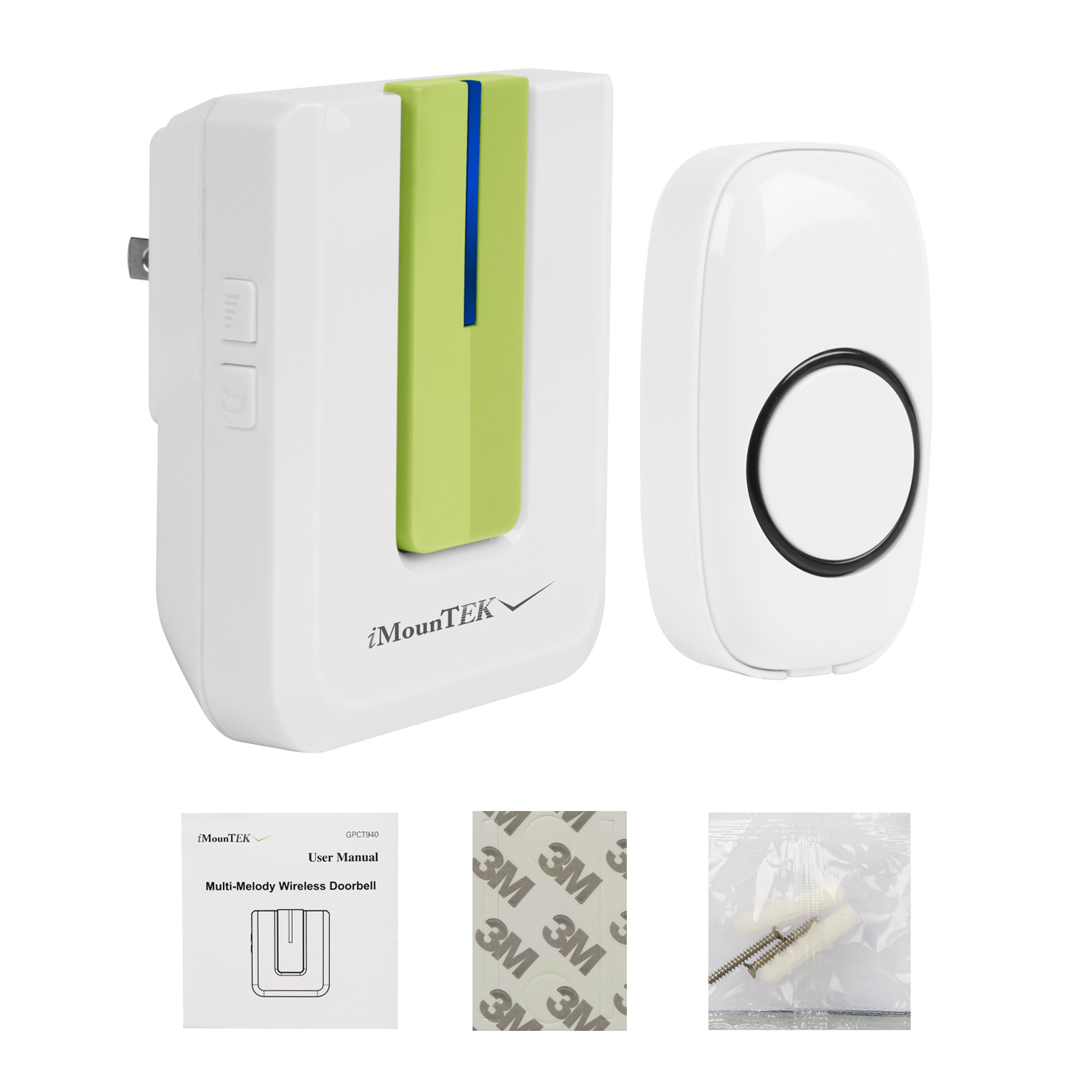 Wireless Doorbells Rings 1 Thousand FT Operating Range IP44 Waterproof Door Chime With 1…