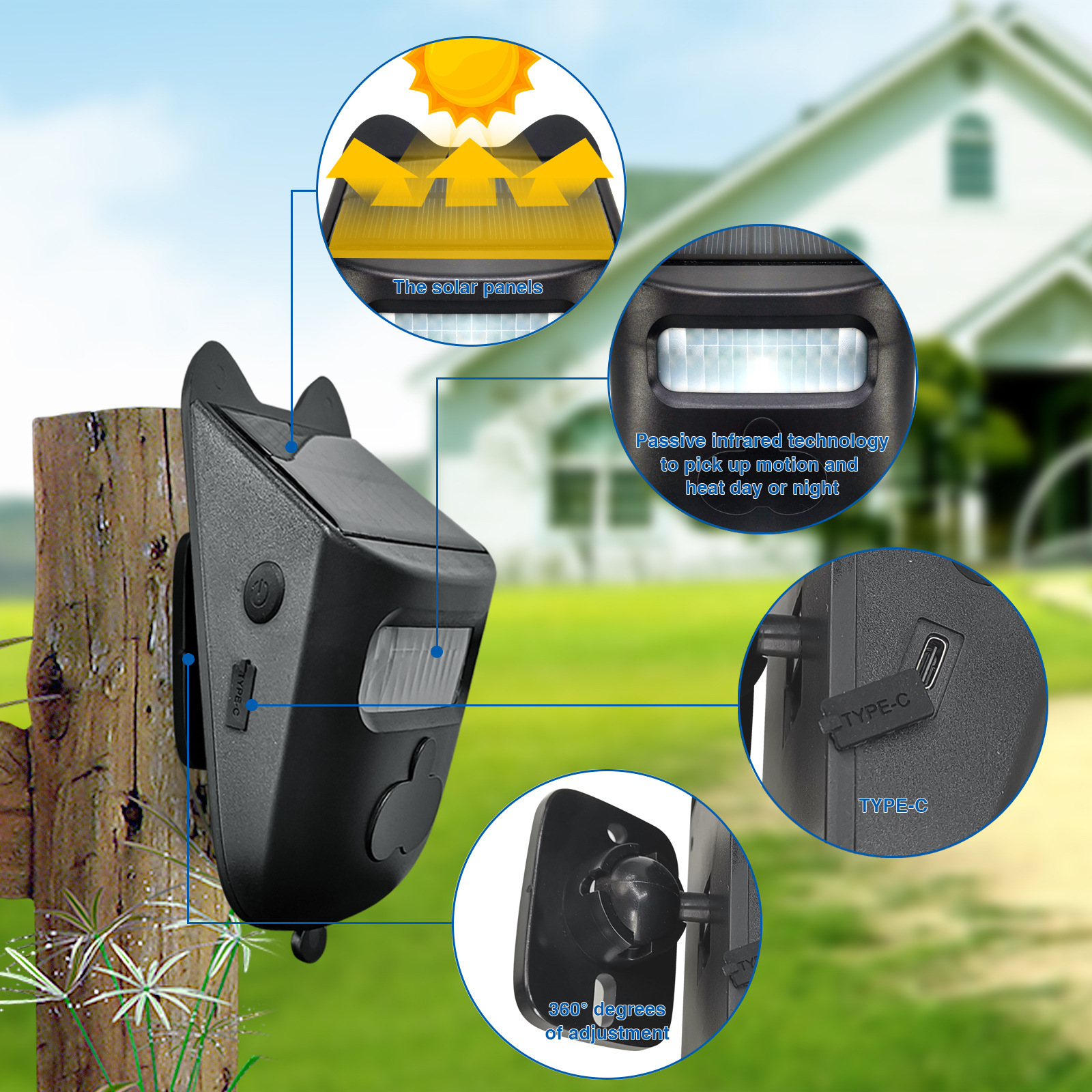 Solar Waterproof With Digital Display Lane Outdoor Driving Device Induction Alarm…
