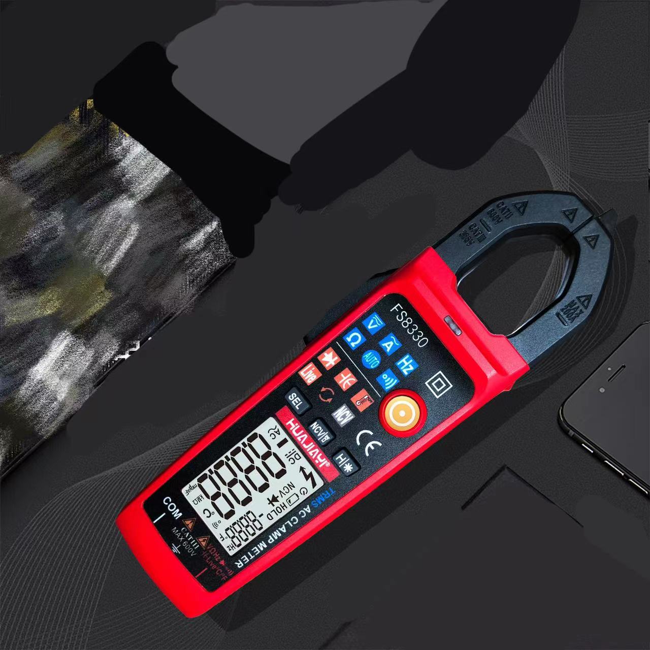 Electrical Meter Automatic Intelligent Anti-burning Ammeter Multimeter Multi-power Energy…
