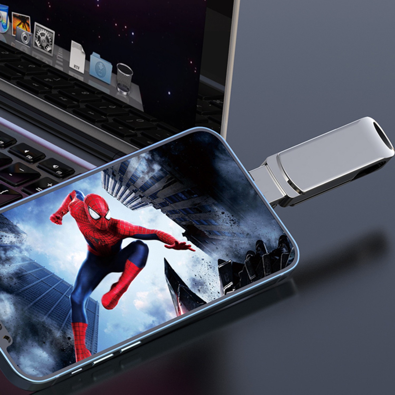 4-in-1 2TB USB 3.0 Drive Memory Stick For 13 14 15 16 Pro Max IPad