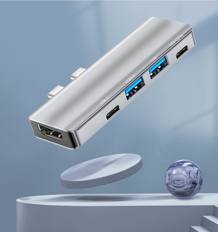 Multiport USB-C Hub Type C To USB 3.0 4K Adapter For Macbook Pro Air USA