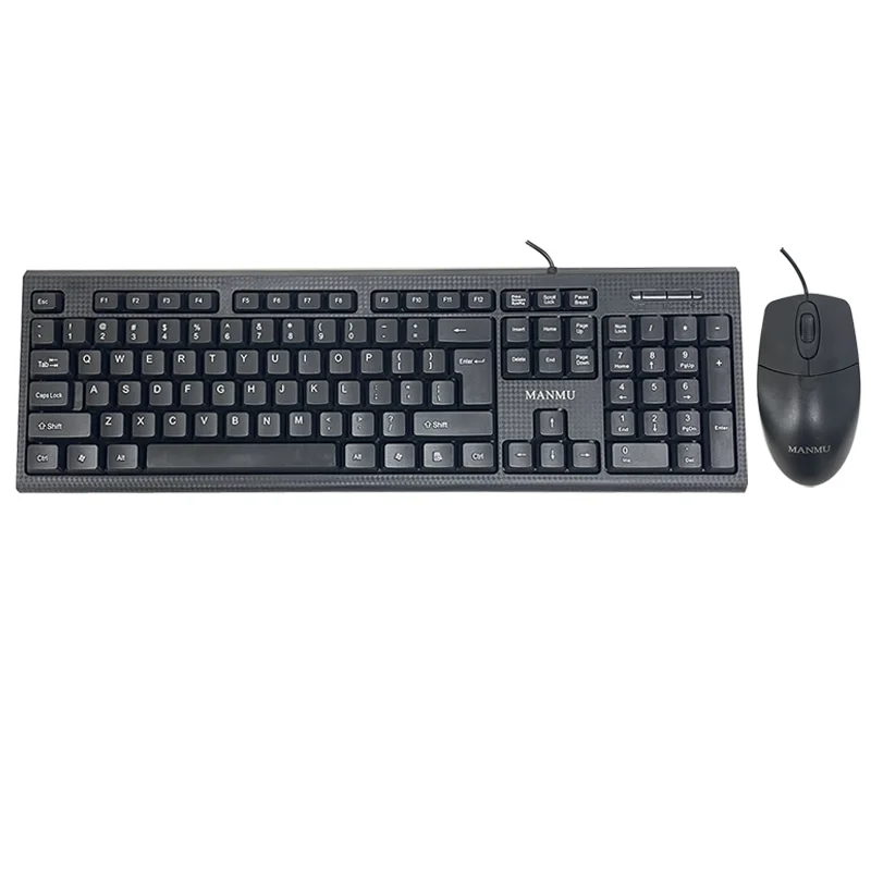 MANMU Office Wired Keyboard Gaming Keyboard And Mouse Set Keyboard Gaming Setup