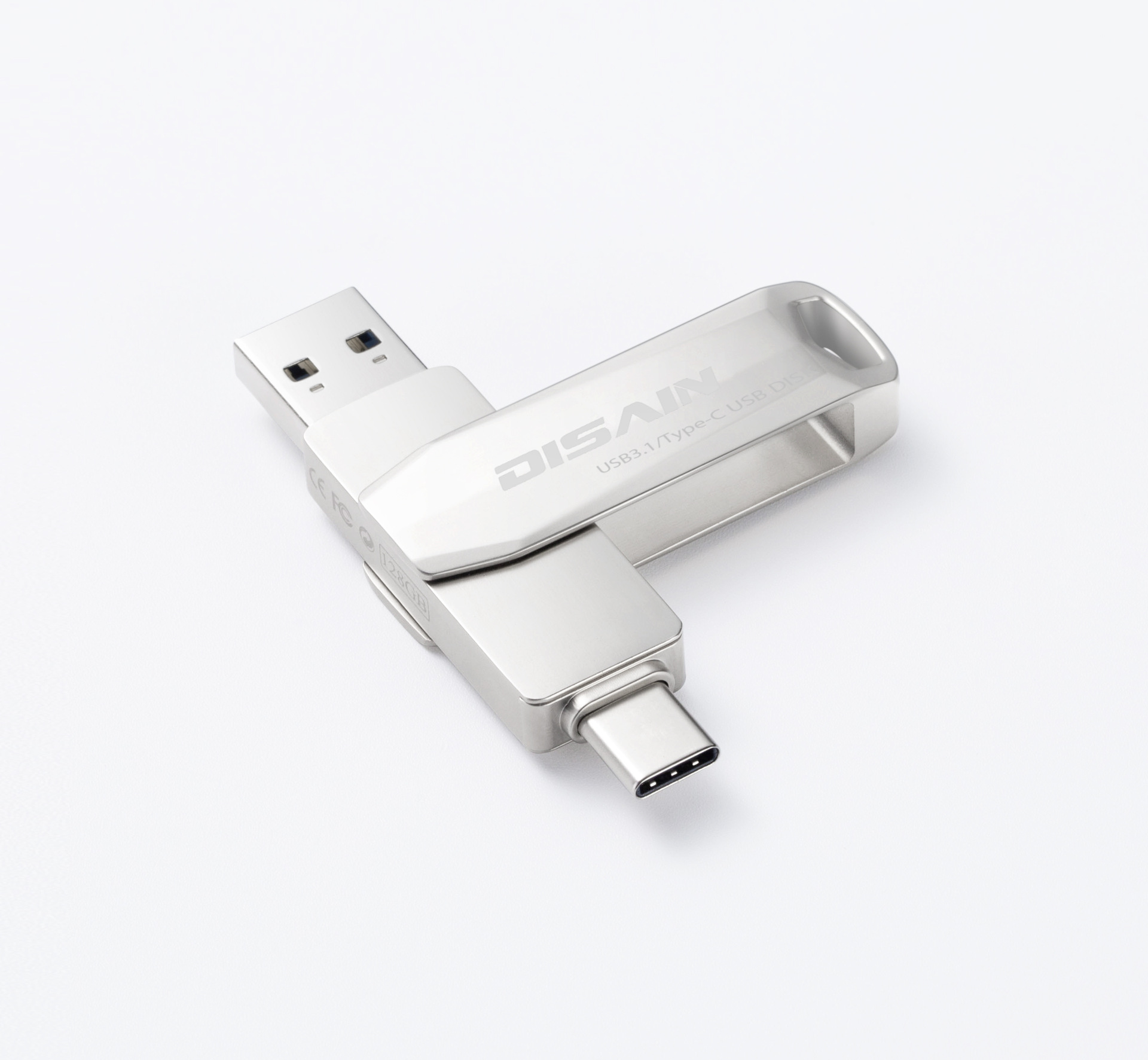 Typec Metal Rotating USB Drive Mobile