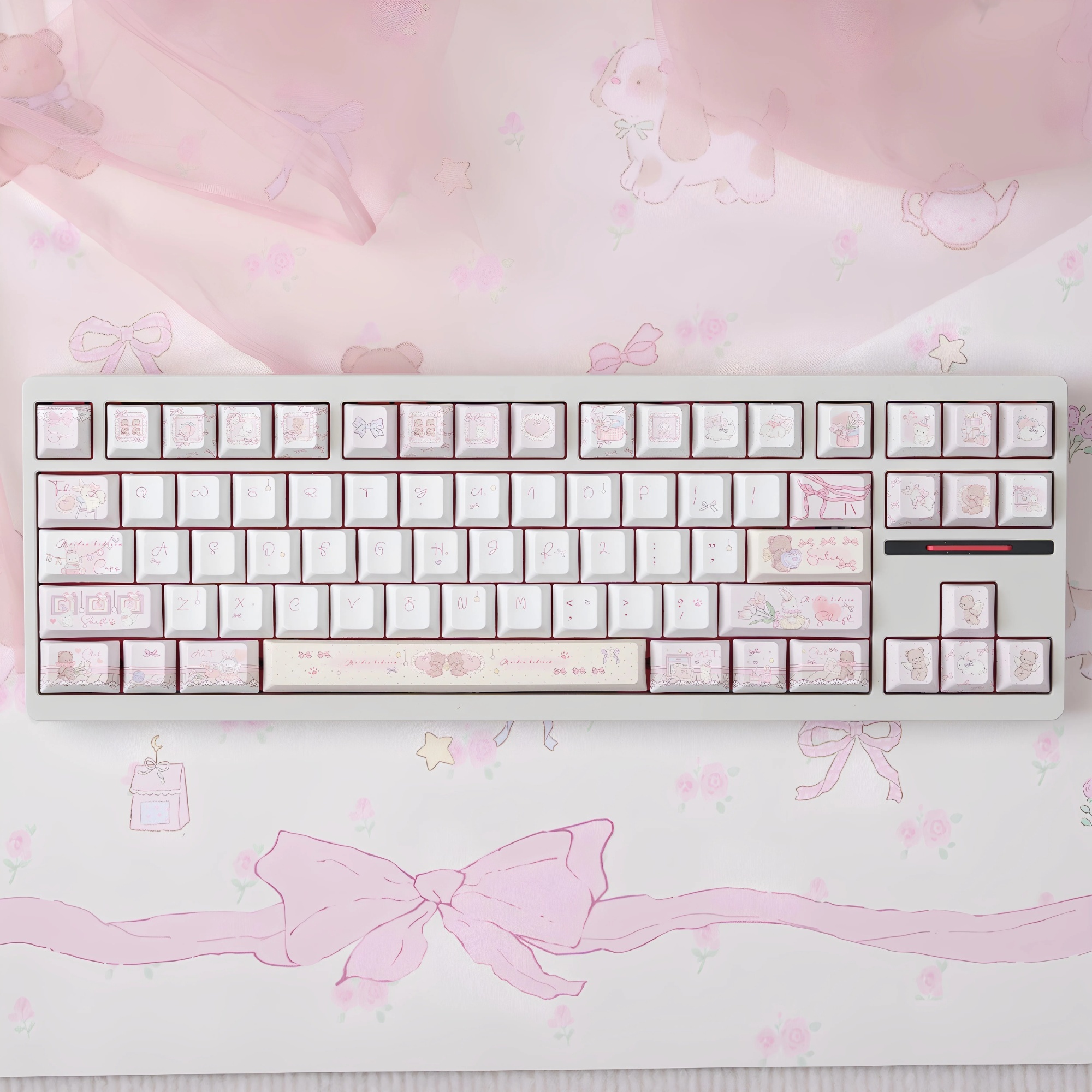 Doll Dream Keycaps Original Factory Height PBT Material