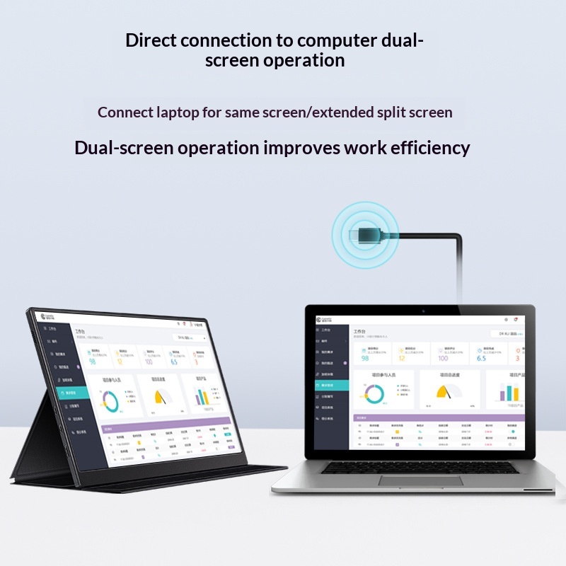 Portable Monitor Phone Extension Screen Laptop Secondary Display