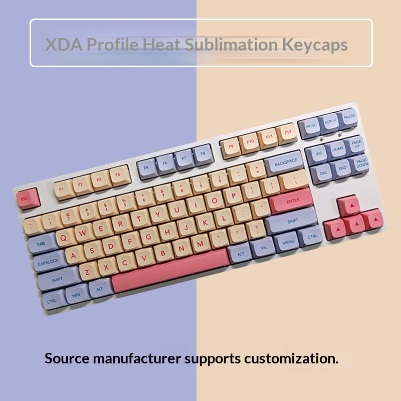 Cute Personalized Cotton Candy Keycaps