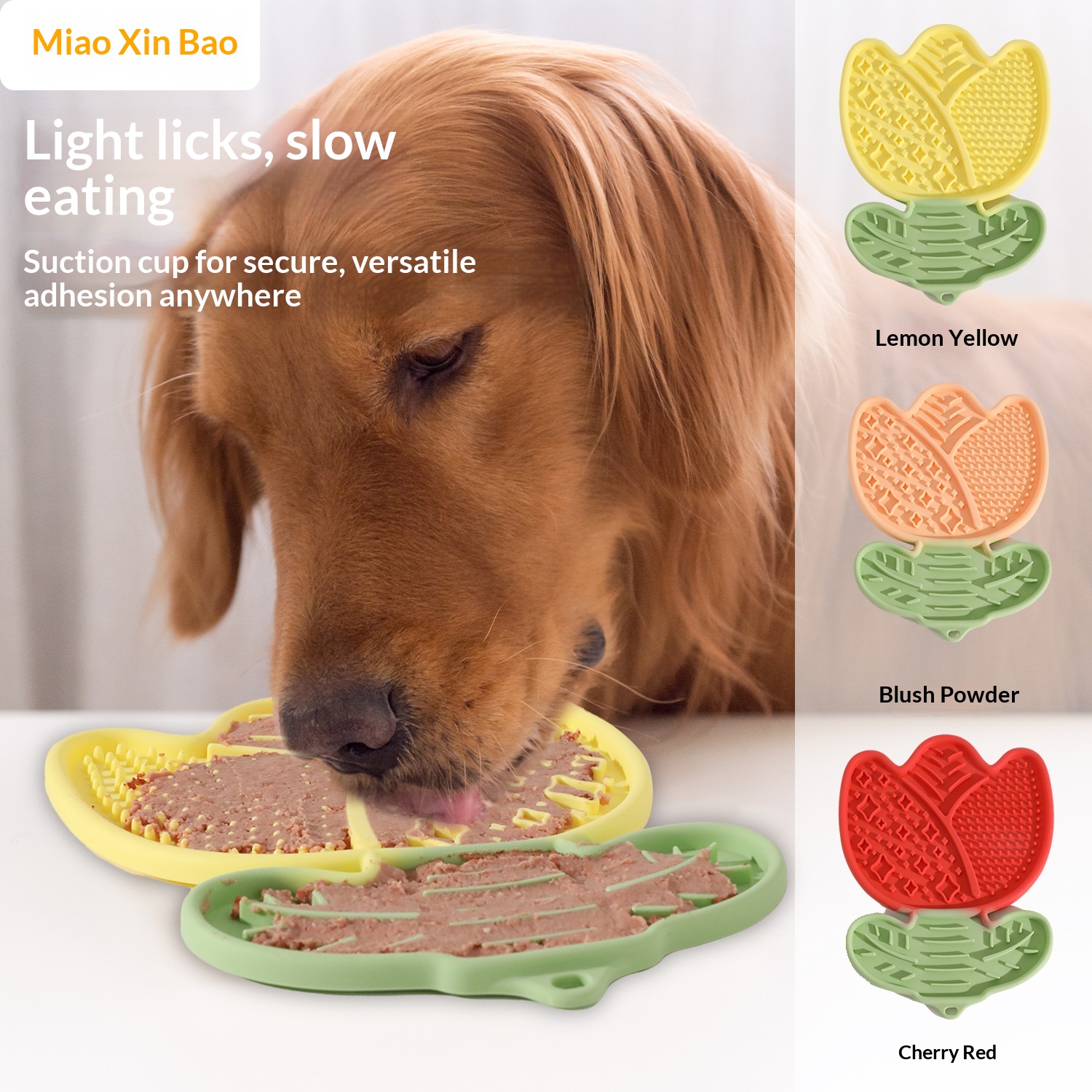 Pet Suction Cup Silicone Slow Feeding Bowl Licking Mat