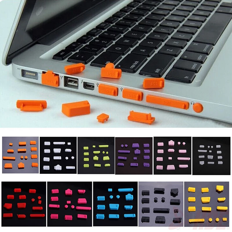 16-Pack Universal Anti Dustproof Notebook Port Plug Silicone Protector USB Elastic Laptop…