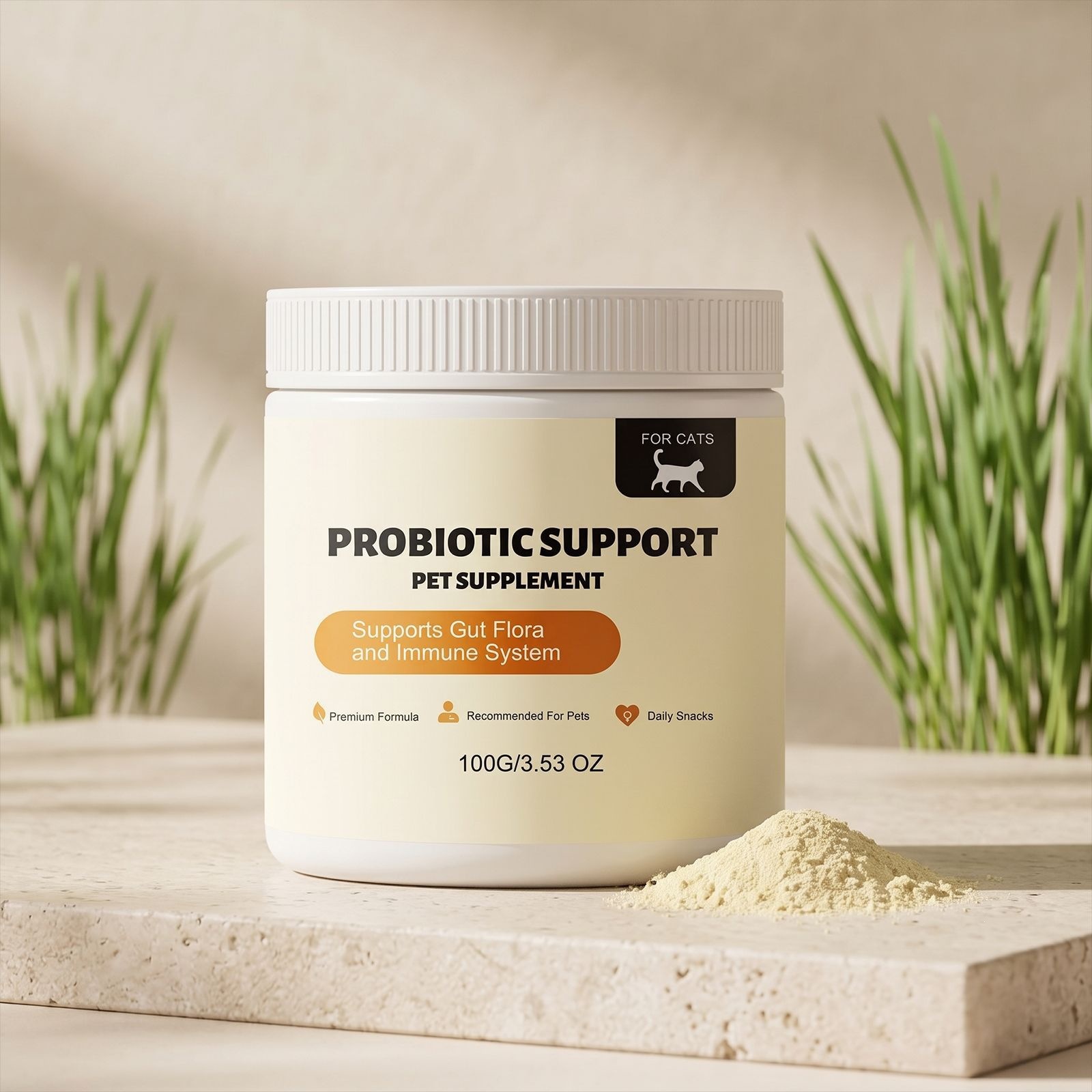 Cat Probiotic Nutritional Powder Mild Formula Care Intestinal Daily Feeding Supplemental…