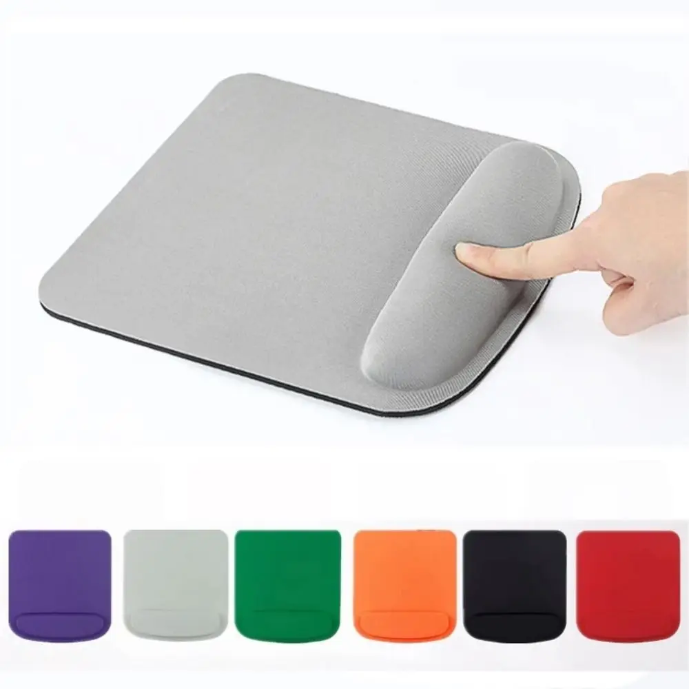 Simple EVA Wrist Rest Mouse Pad Solid Color Office Accessories Ergonomic Mouse Mat Thick…