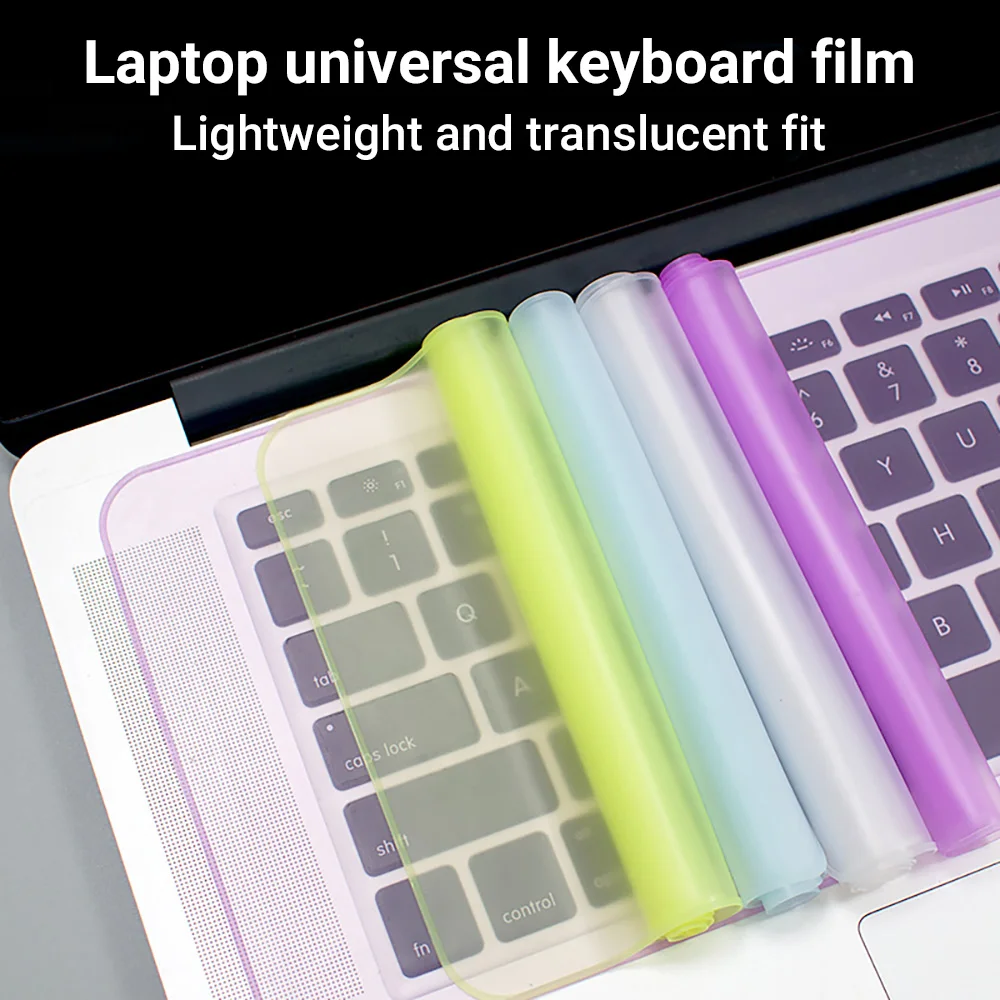 Universal Laptop Notebook Keyboard Cover 13-14 Inch 15-17 Inch Waterproof Dustproof Silicone Macbook Computer Protective Film