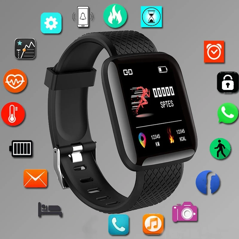 Smartwatch Men Women Wristwatches Smart Watch Message Fitness Monitor Bracelet Birthday…