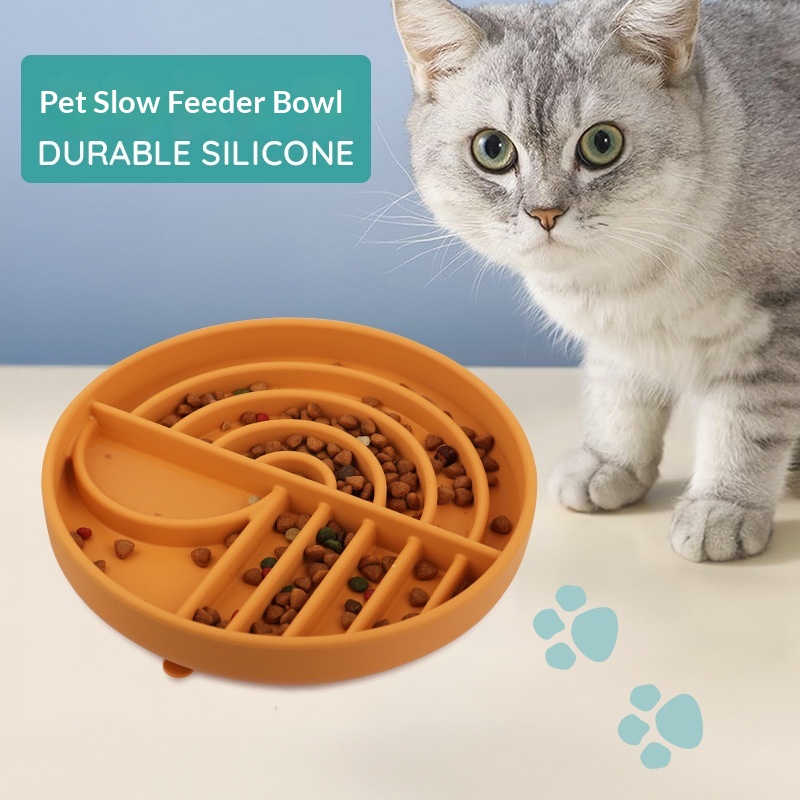 Pet Silicone Slow-feeding Licking Bowl