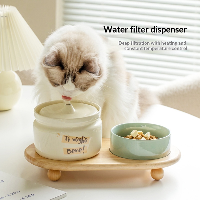Cat Ceramic Automatic Circulating Filter Water Dispenser