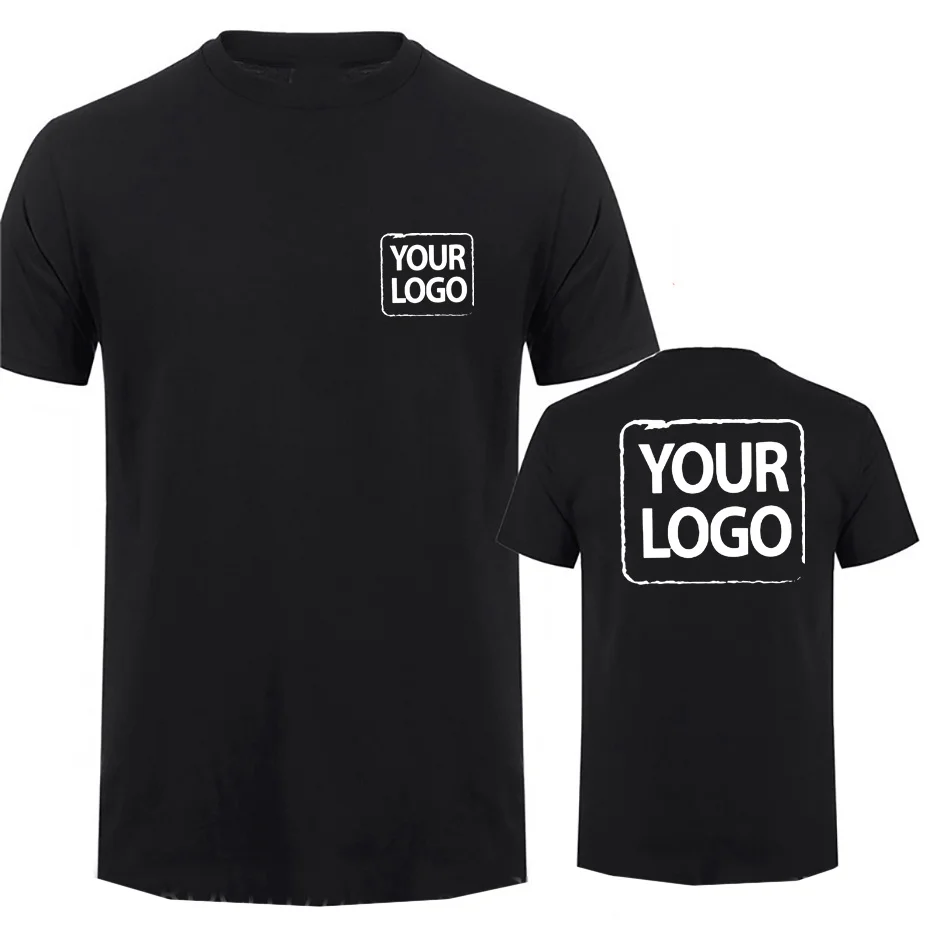 Customized Cotton Printed T-shirts Men Fashion Your Logo Tshirt Women Personality Casual…