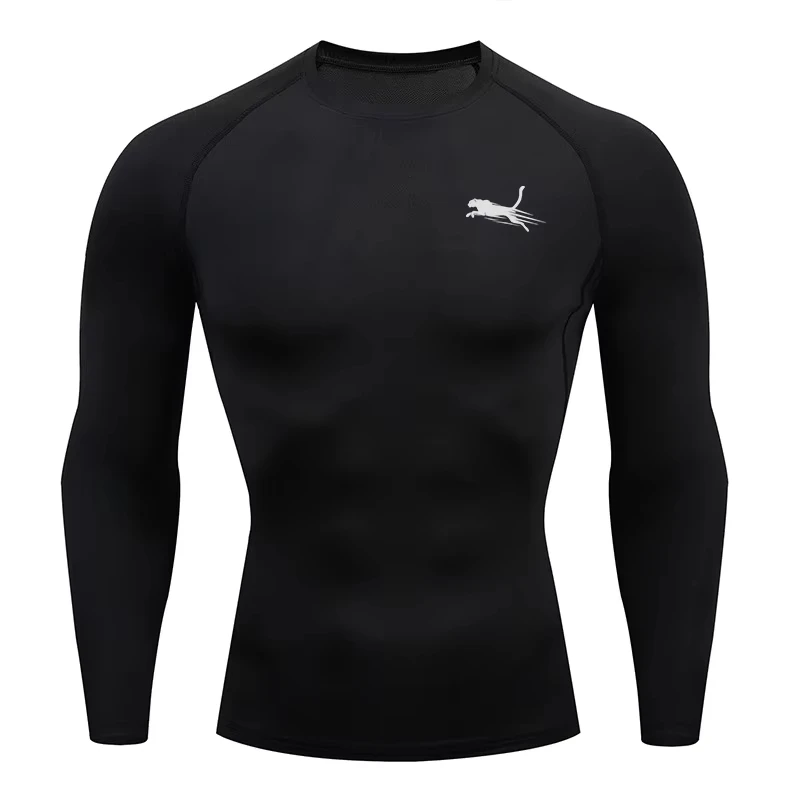 Men's Long Sleeves Fitness T-shirt Dry Fit Gym T-shirt Sportswear Outdoor Sports Running…