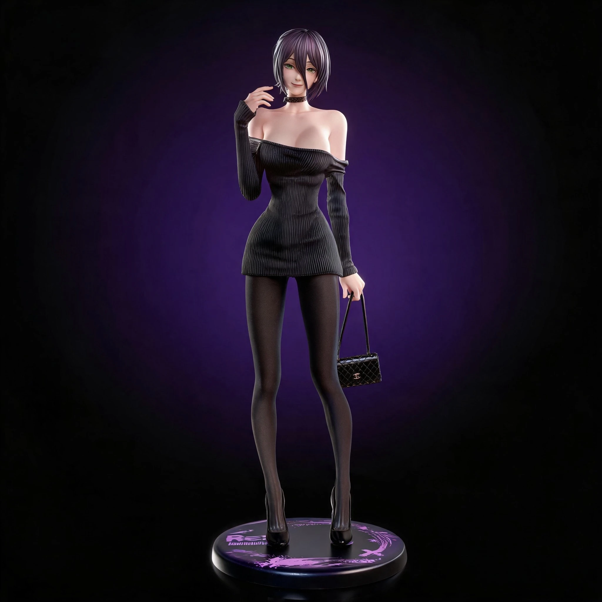 25cm 9.8 inch Anime Chainsaw Man Reze Action Figures Pvc Statue Desktop Ornamen…