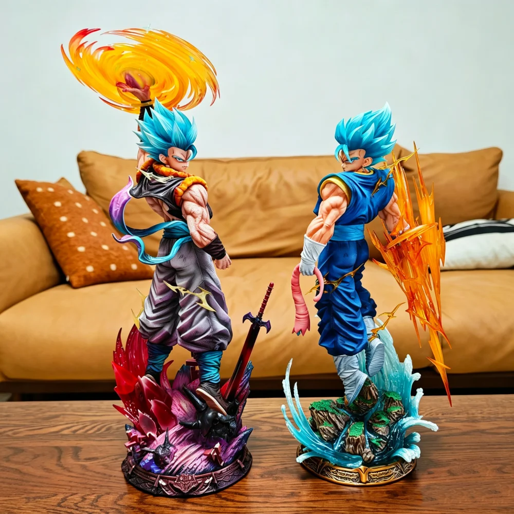 Jt Statue Dragon Ball Z Vegetto Figure 3 Heads Replace Super Saiyan 39.5cm/15.55inch…