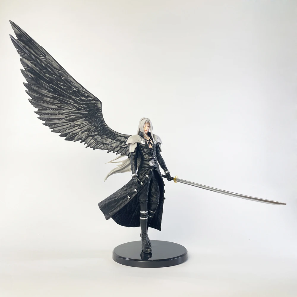 28cm Sephiroth Anime Figure Rebirth One-Winged Angel Action Figure Collection Model…