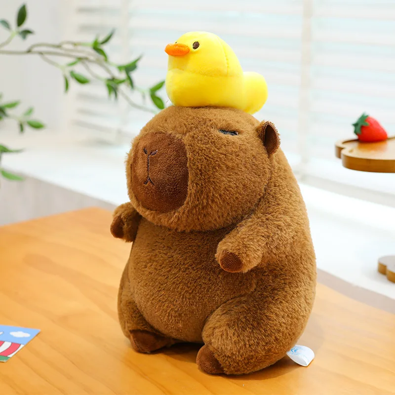 Cartoon Cute Capybara 23cm Plush Toy Stuffed Animals Capibara Soft Doll Kids Toys…