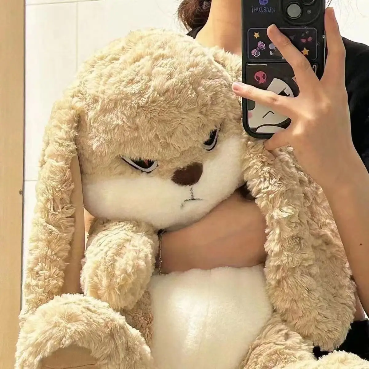 Large Size Angry Rabbit Plush Toy Cute Animal Plushie Doll Kawaii Stuffed Soft Toys Model…