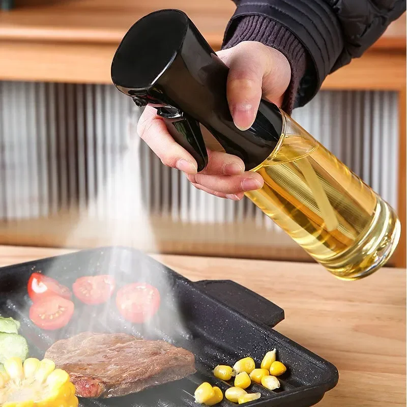200/300/500mlOil Spray Plastic Household Kitchen Oil Spray Bottle Or Oil Brush Nebulizing…