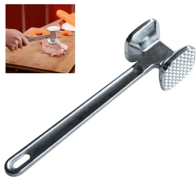 1-Pack Zinc Alloy Meat Tenderizer Hammer Mallet Tool for Pounding Beef Steak Chicken Pork…