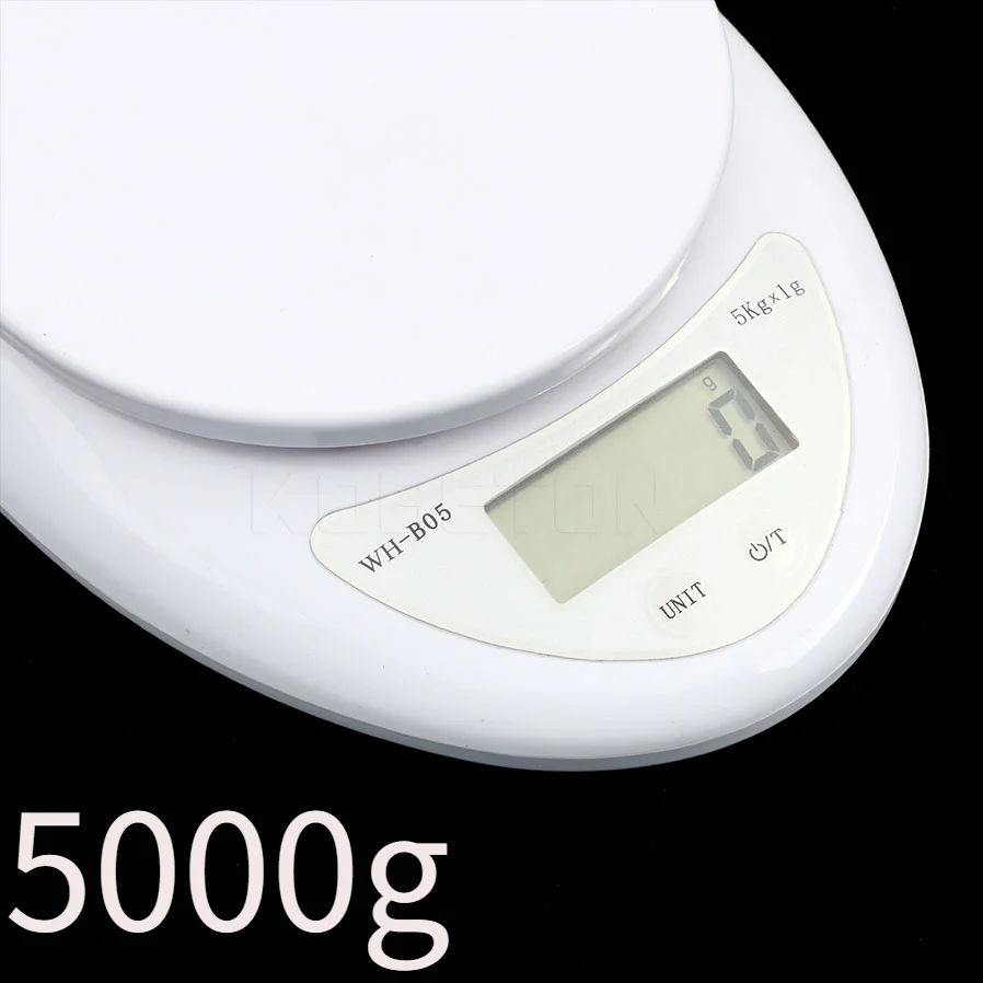 5kg/1g Electronic Scales Portable Digital LED Display Food Balance Measuring Weight Scale…