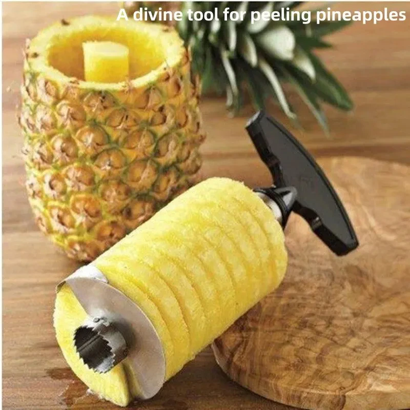 1-Pack Pineapple Slicer Peeler Stainless Steel Fruit Tools Cooking Tools Kitchen…
