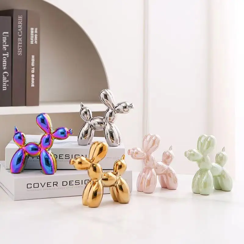 Ceramics Balloon Dog Sculpture Home Decor Room Decoration Accessories Office Nordic…