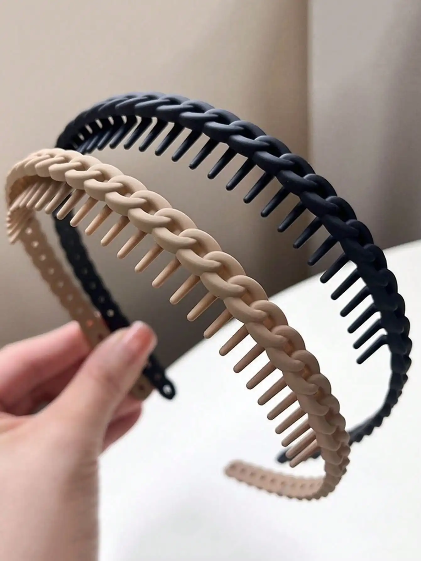 1/2 Pcs Fashion Multicolor Wave Toothed Frosted Hairbands For Women Girla Party Hair…