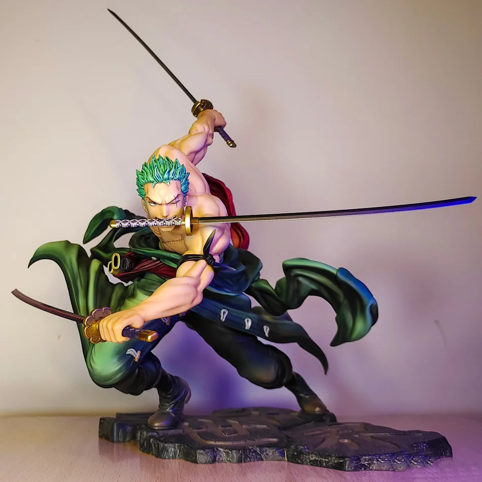 20cm One Piece Anime Figure GK Roronoa Zoro PVC Action Figure Collection Model Doll Toy…