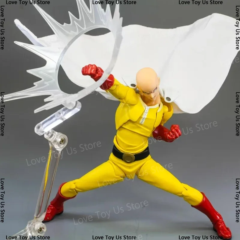 Amazing Yamaguchi Revoltech Saitama Action Figure - One Punch-Man Pvc Statue by Kaiyodo…