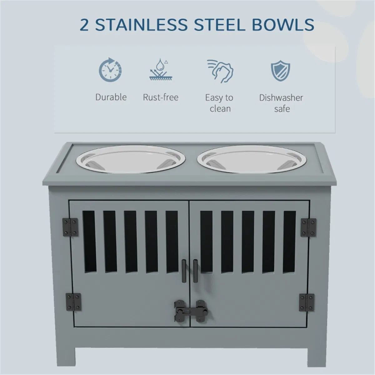 Dog Food Storage Cabinet