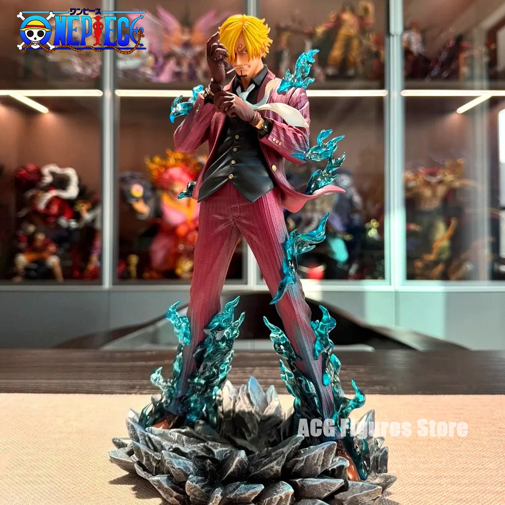 25cm/9.84in Anime ONE PIECE Figure Sanji Action Figures Pvc Statue Desktop Ornamen…