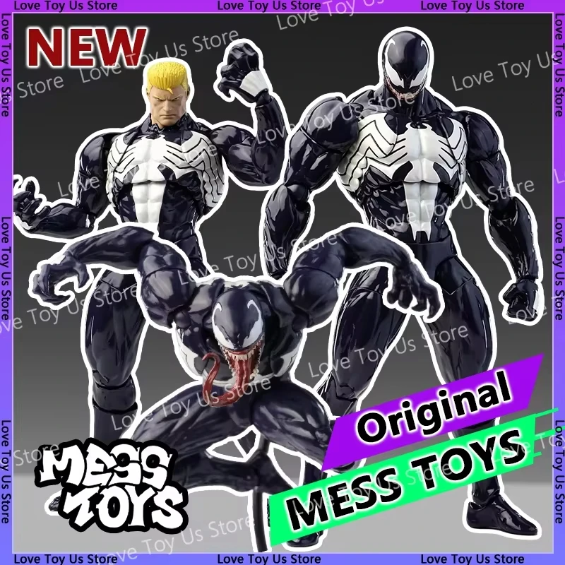 Mess Toys Venom Lethal Neighbor Spider Man Symbiotic Black Suit Messtoys Spiderman Anime…