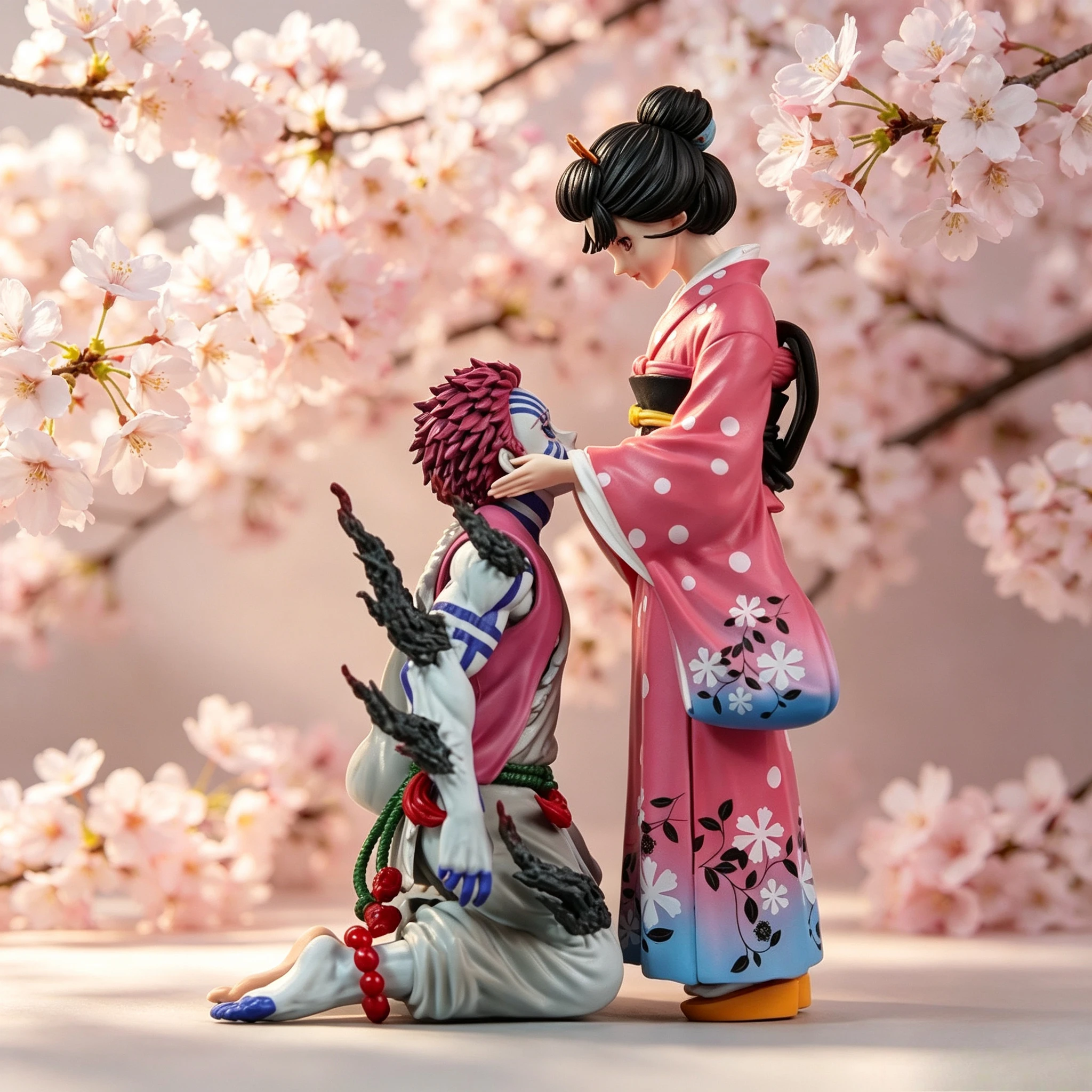 Demon Slayer Akaza Koyuki Anime Figure Pvc Statue Decoration Collection Model Gift For…