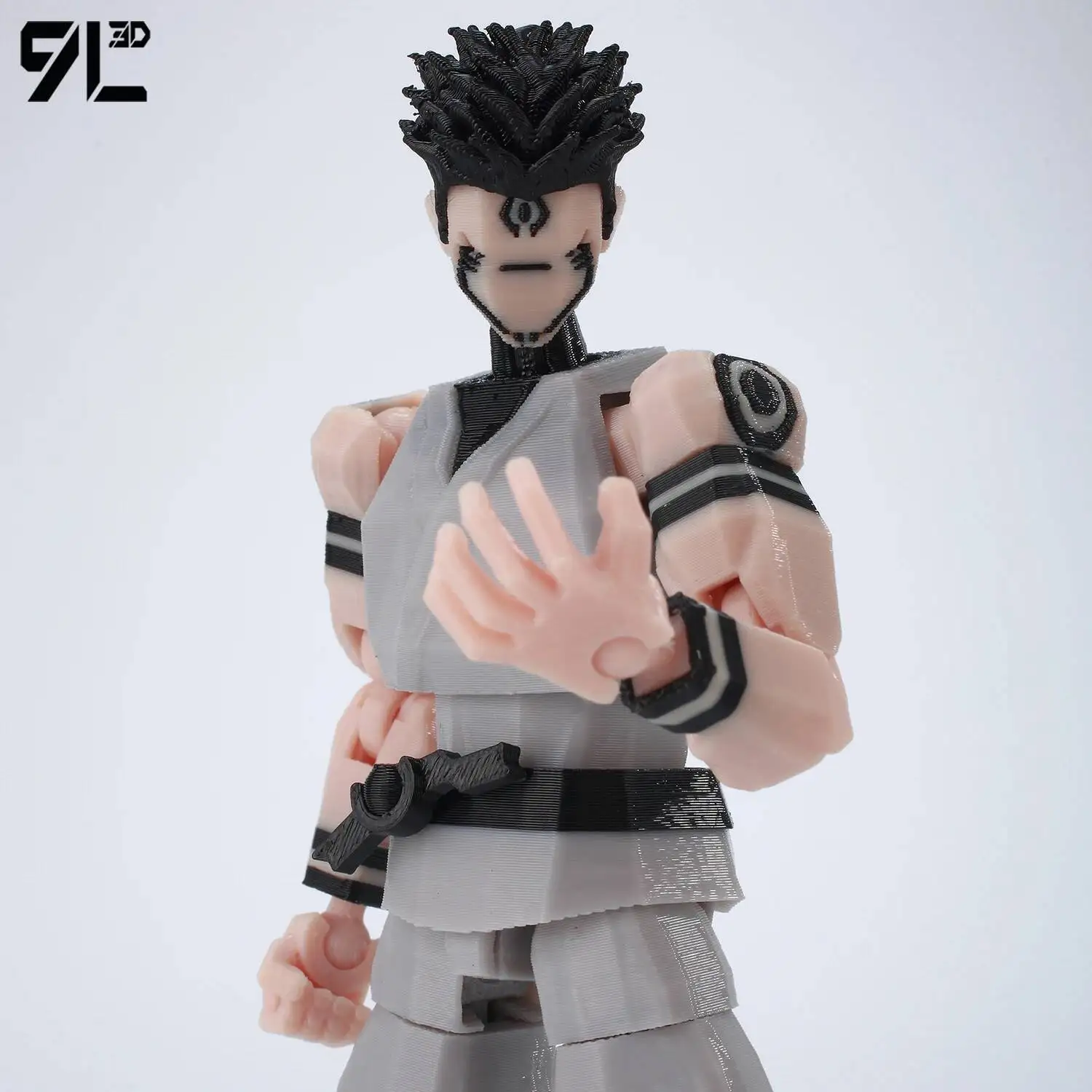 9L3D Printed Dummy13 T13 In Stock Ready to Ship Jujutsu Kaisen Grey Robe Sukuna Figure…