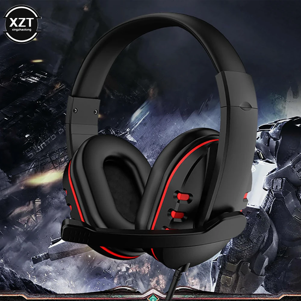 Wired gaming Headphones Gamer Headset with Microphone For PC Computer Laptop PS4 PS5 Play…