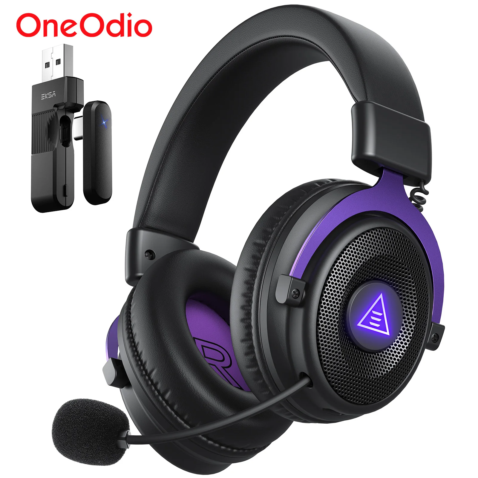 Oneodio EKSA E900 WT 2.4G Wireless Gaming Headset Tri-Mode Over Ear Bluetooth Headphones…