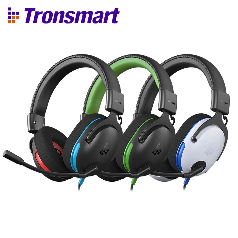 Tronsmart G10 Multiplatform Wired Over-the-Ear Gaming Headset for PC, PS5, PS4, Xbox…