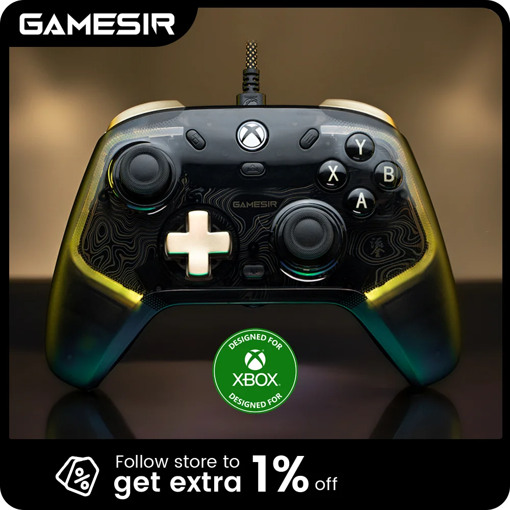 GameSir Kaleid Flux Xbox Controller Wired Gamepad for Xbox Series X, Xbox Series S, Xbox…