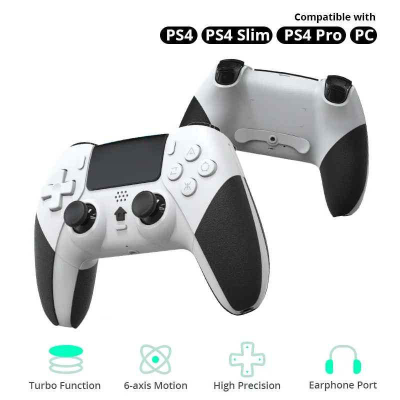 DATA FROG Wireless Game Controller For PS4 / For PS4 Pro / For PS4 Slim, Gamepad Joystick…
