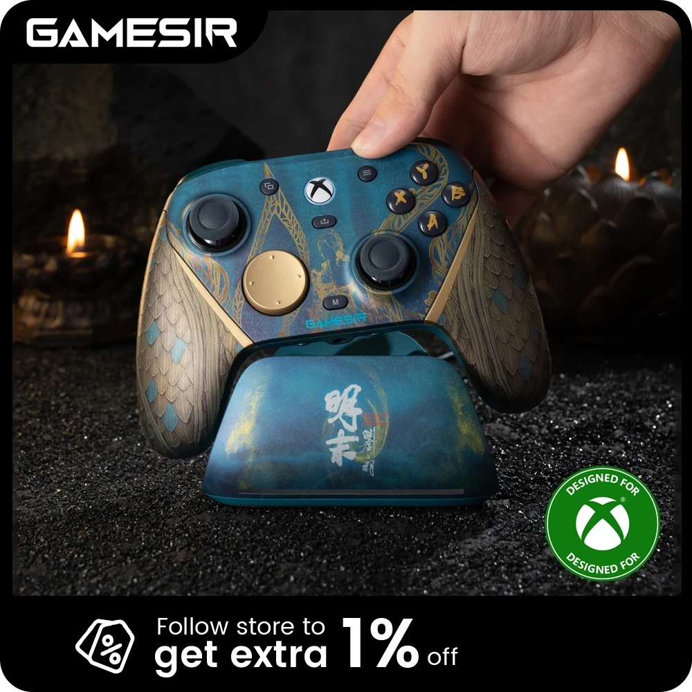 GameSir G7 Pro Wuchang Wireless Xbox Game Controller – Charging Dock, TMR Joytick, Hall…
