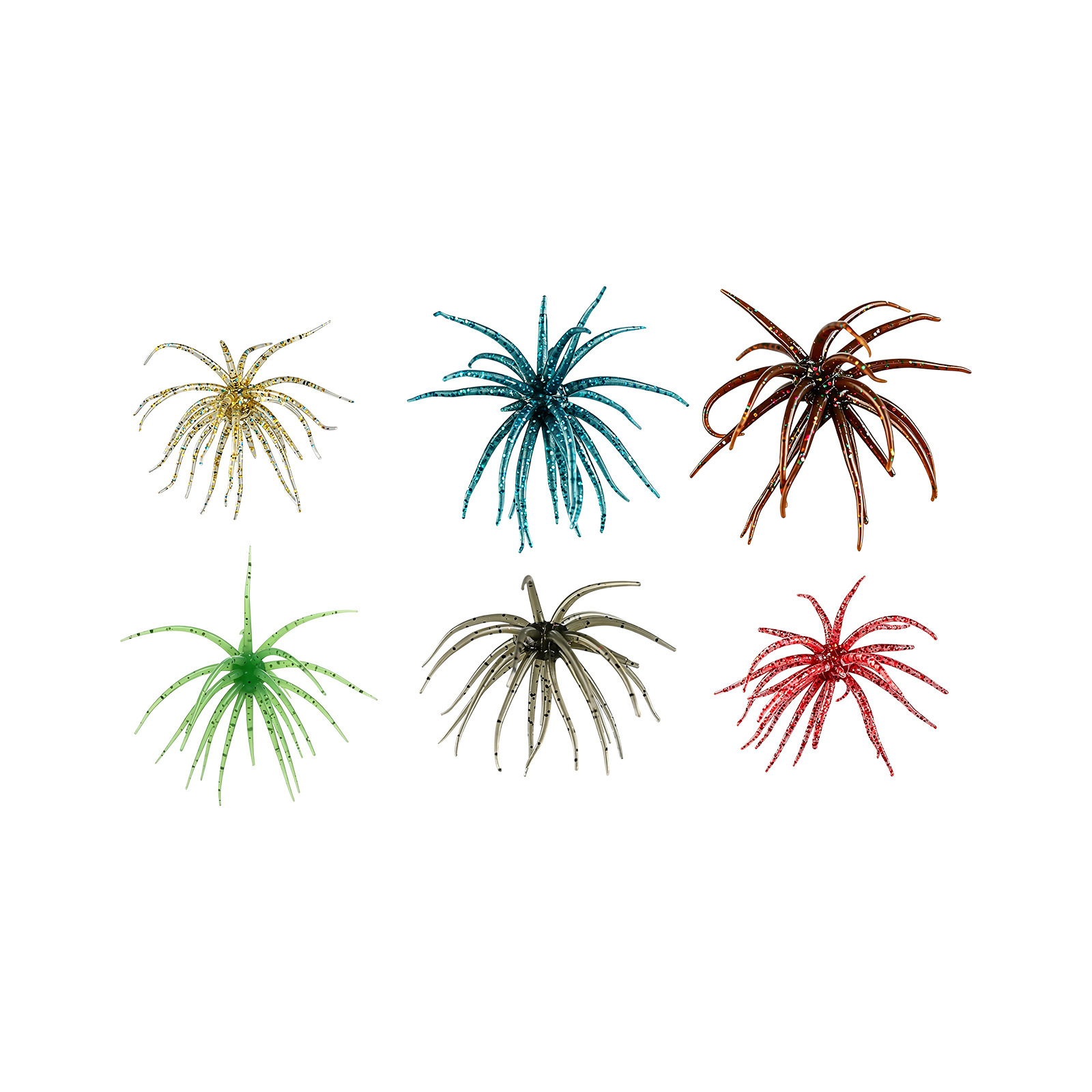 Sea Urchin-Shaped Soft Plastic Bait, Fishing Lure With Biomimetic Design To Attract Fish…