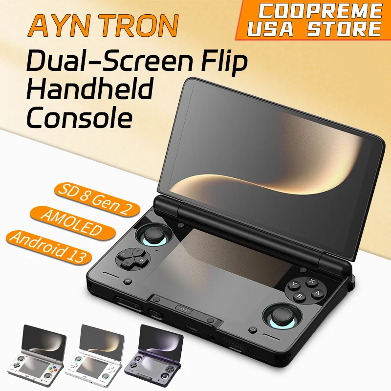 AYN Thor 6'' OLED Dual Screen Gaming Handheld Qualcomm Snapdragon CPU Android13 6000mAh…