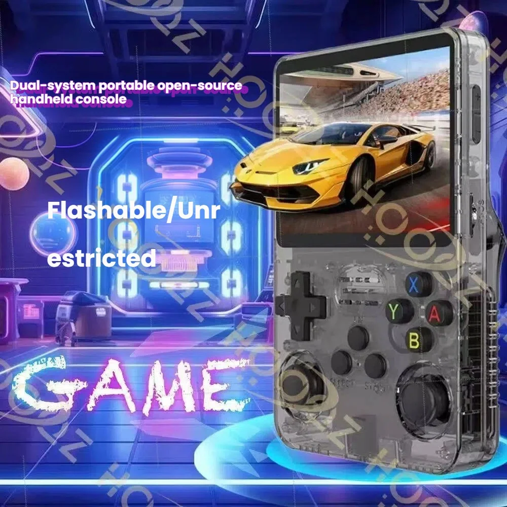 Open Source R36S Retro Handheld Game Console, Linux System, 3.5" IPS Screen, Portable…