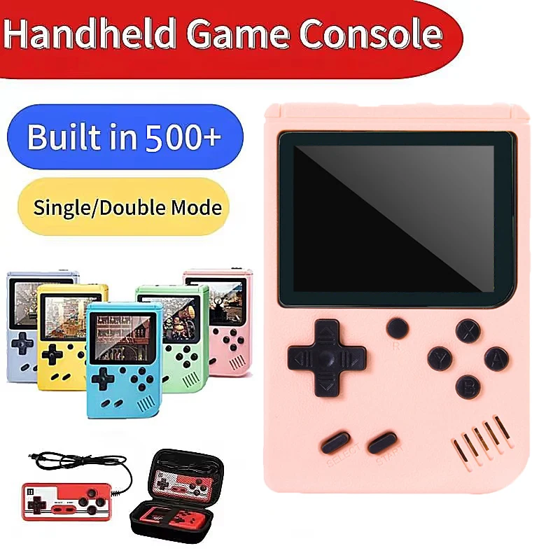 Built-in 500+ Classic Games Children's Handheld Game Players for Gameboy Output Emulator…