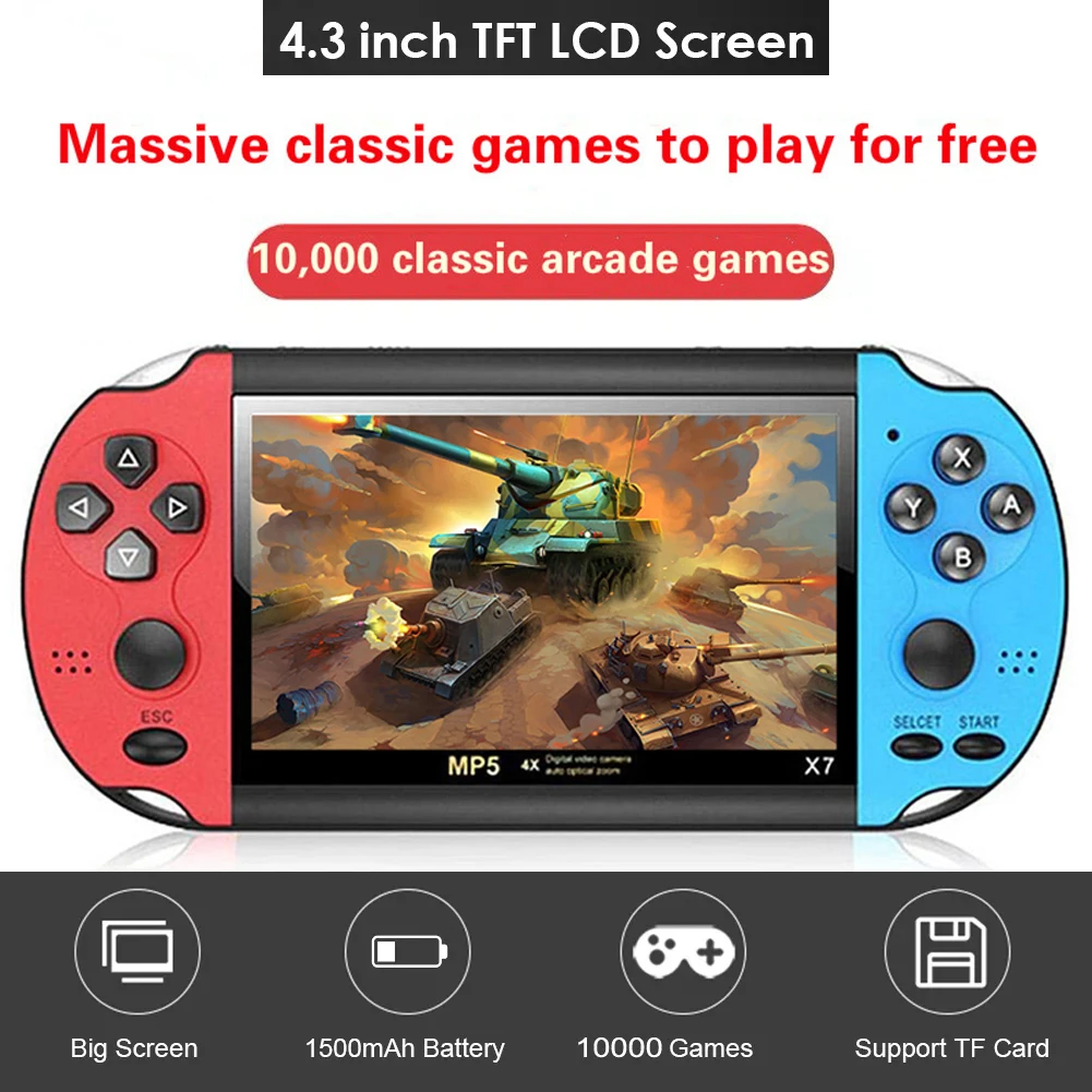 Gaming Portable Handheld Retro Video Game Console Player Portatil Mini Arcade Videogames…