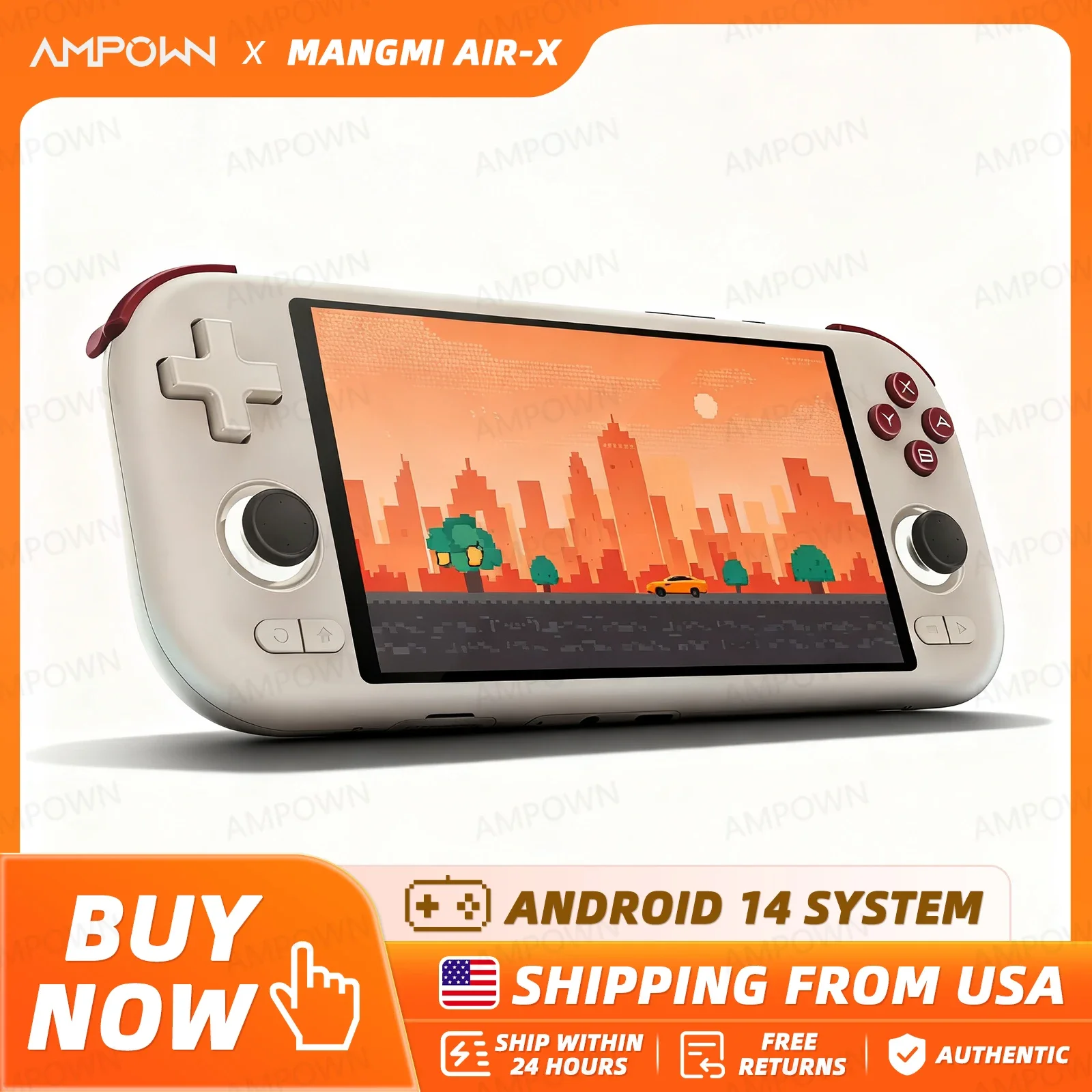 MANGMI AIR X Handheld Game Console Qualcomm Snapdragon 662 5.5'' Touchscreen Android 14…